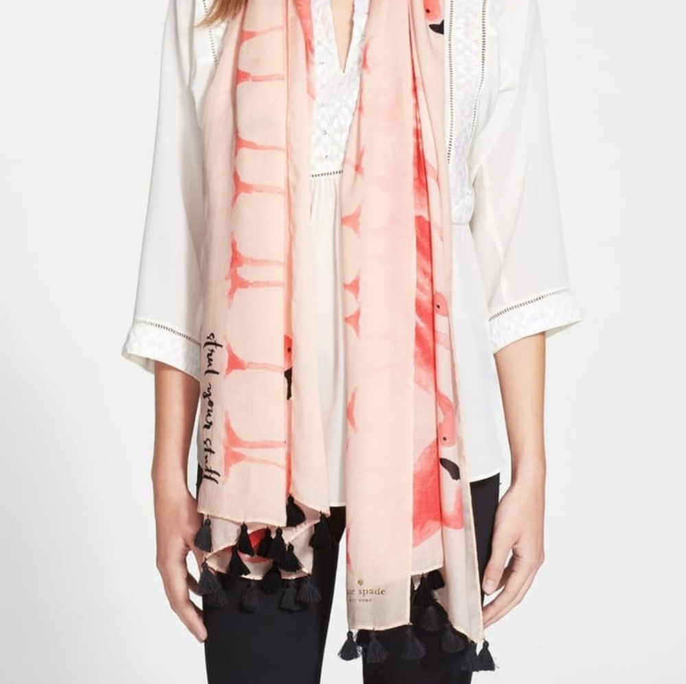 Flamingo scarf